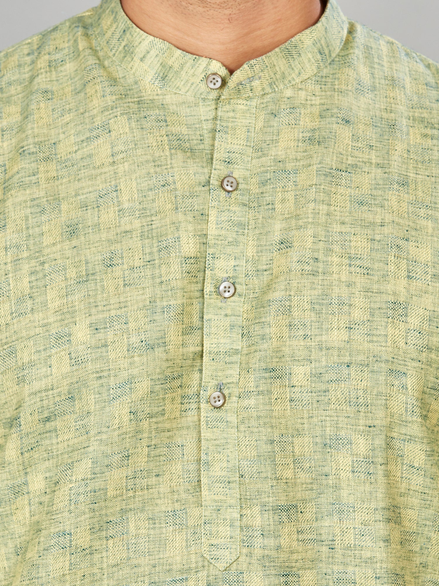 Cotton Kurta for Men - Green | KPSRJQGRN3
