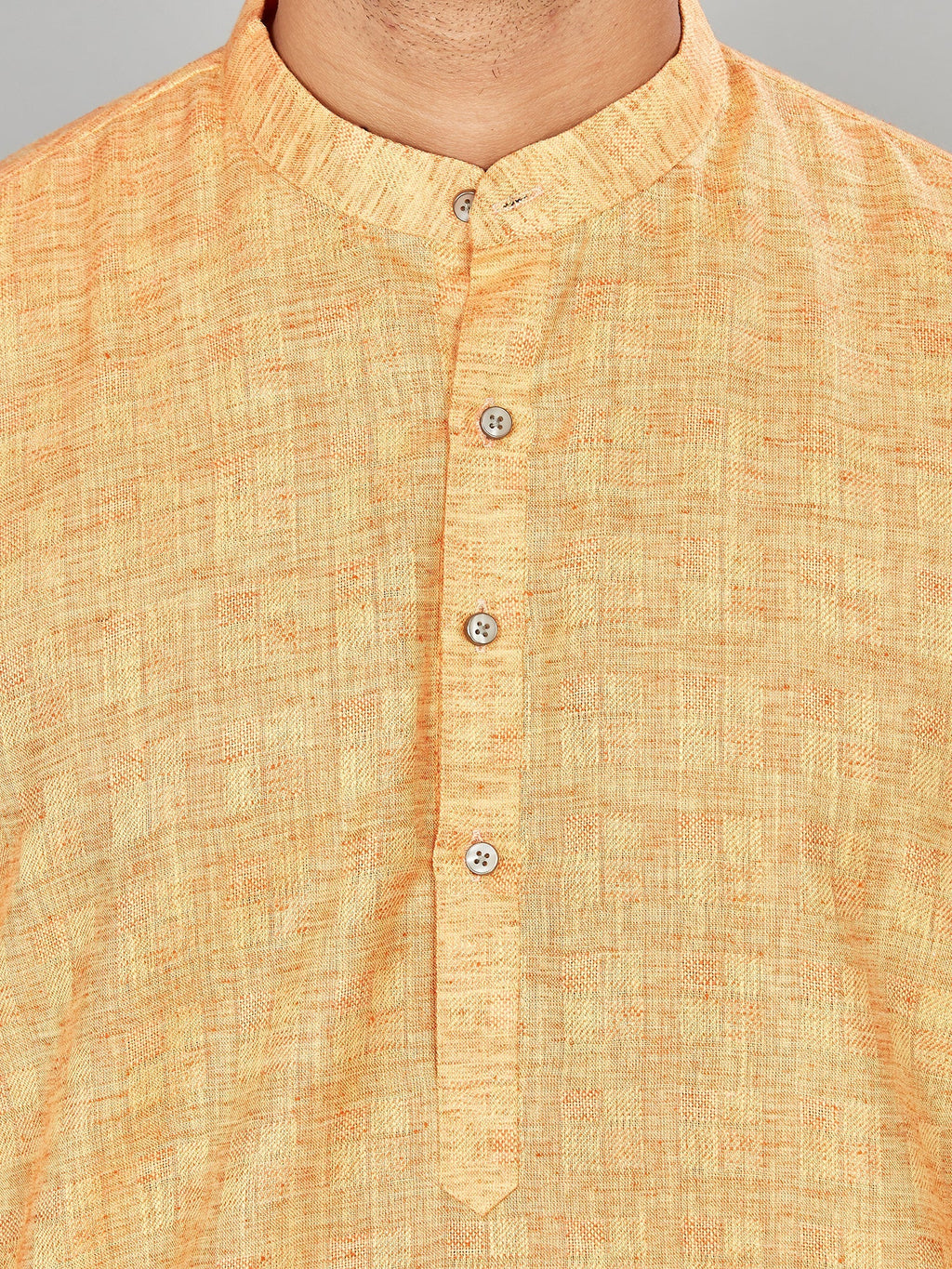 Cotton Kurta for Men - Orange | KPSRJQOR38