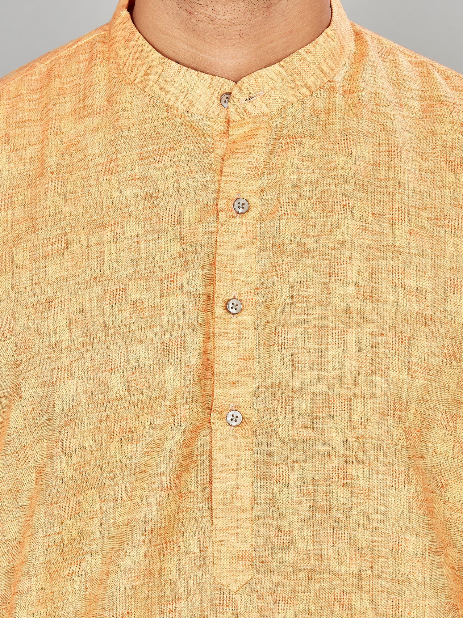 Cotton Kurta for Men - Orange | KPSRJQOR38