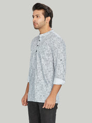 Cotton Short Kurta for Men - Multicolor | SKAVSPBWH3