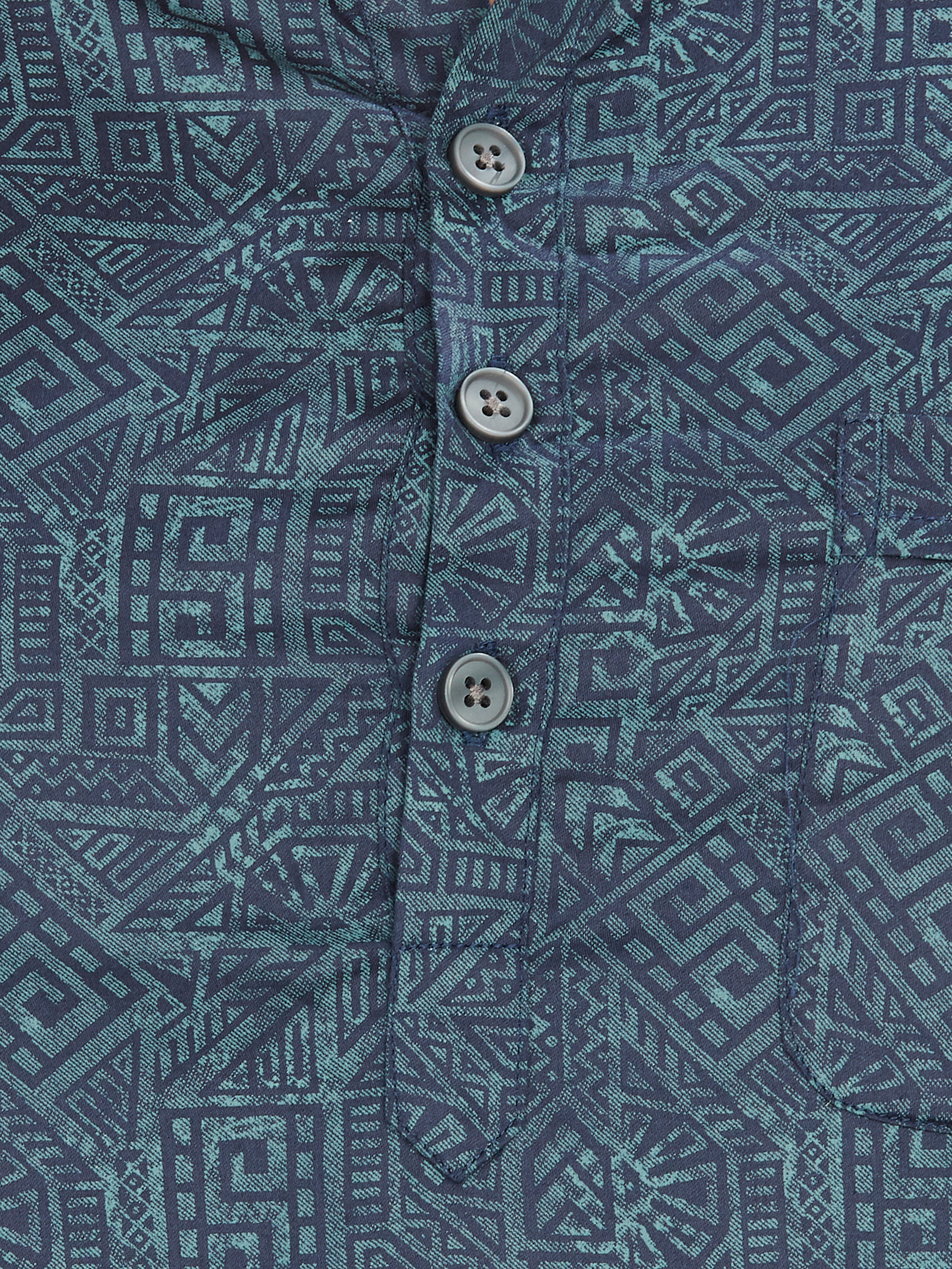 geometric Cotton Geometric Kurtas Short Kurta | DesiQlo 4