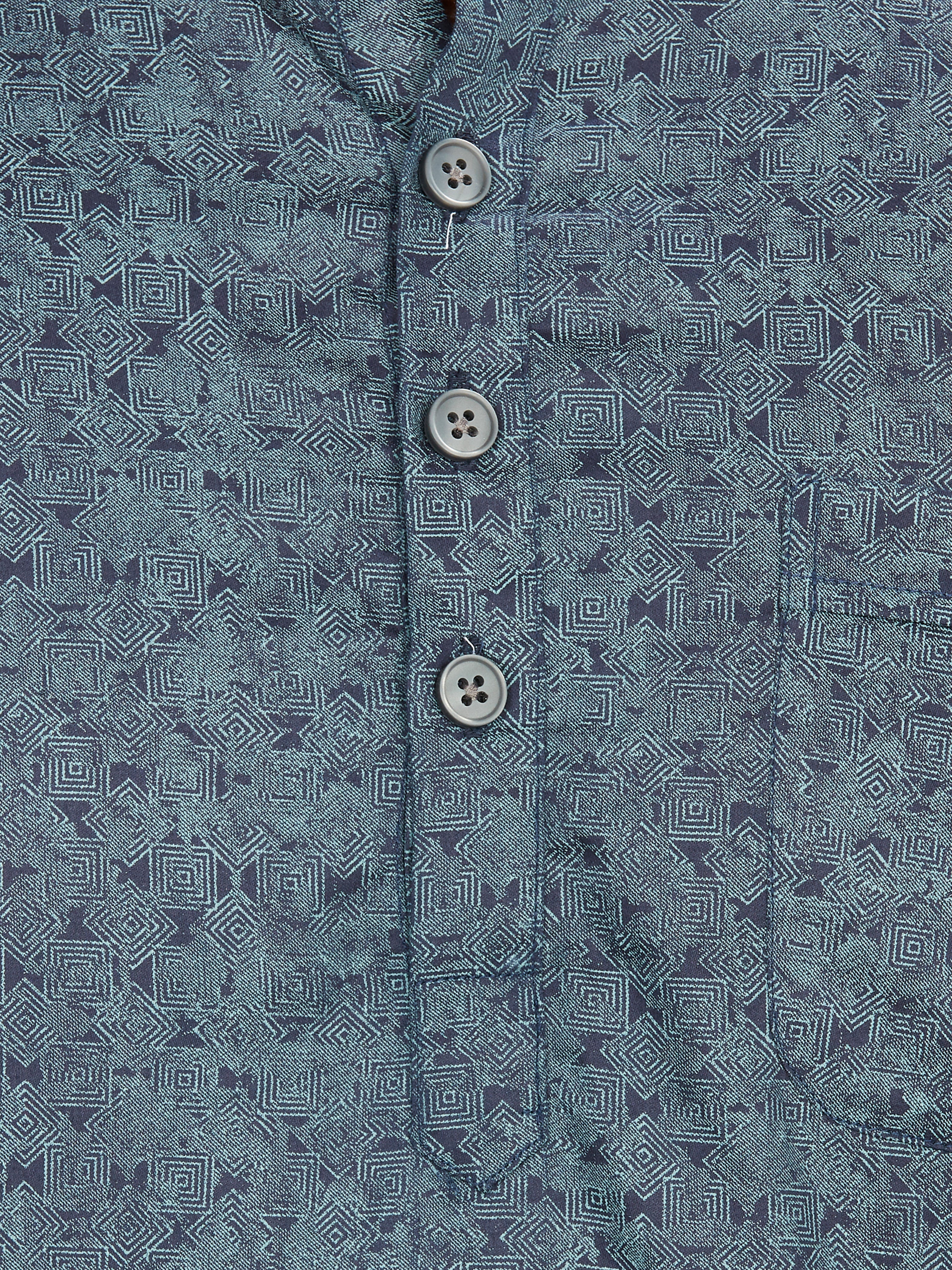 geometric Cotton Geometric Kurtas Short Kurta | DesiQlo 5