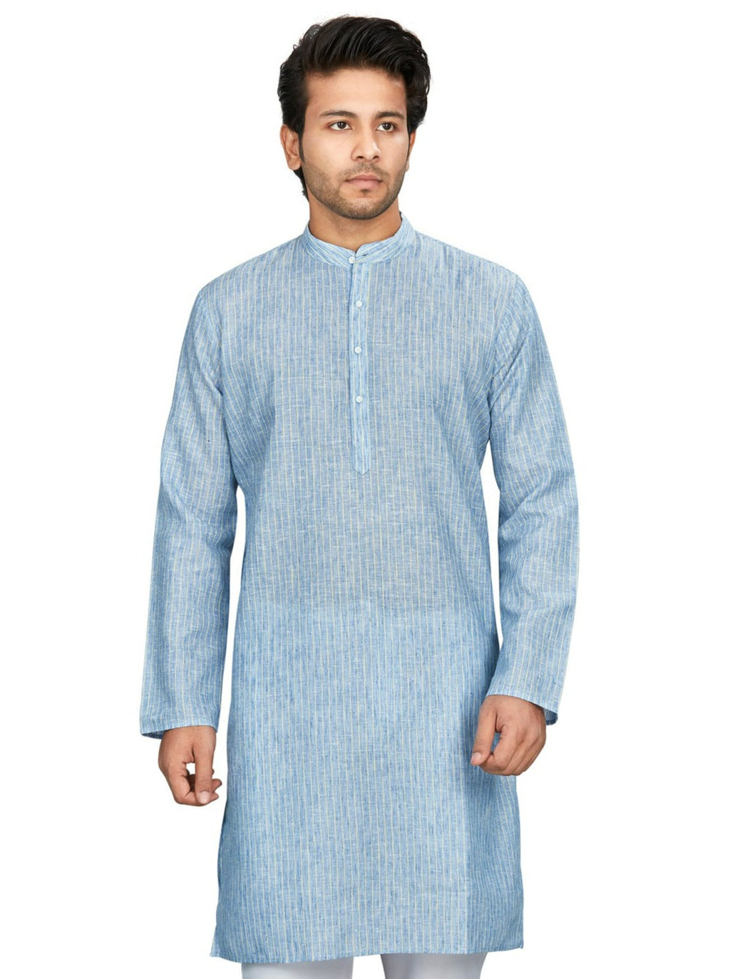 Cotton Kurta for Men - Blue | KPUCLIBY38