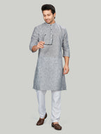 Cotton Kurta for Men - Multicolor | KPUCLIGW38