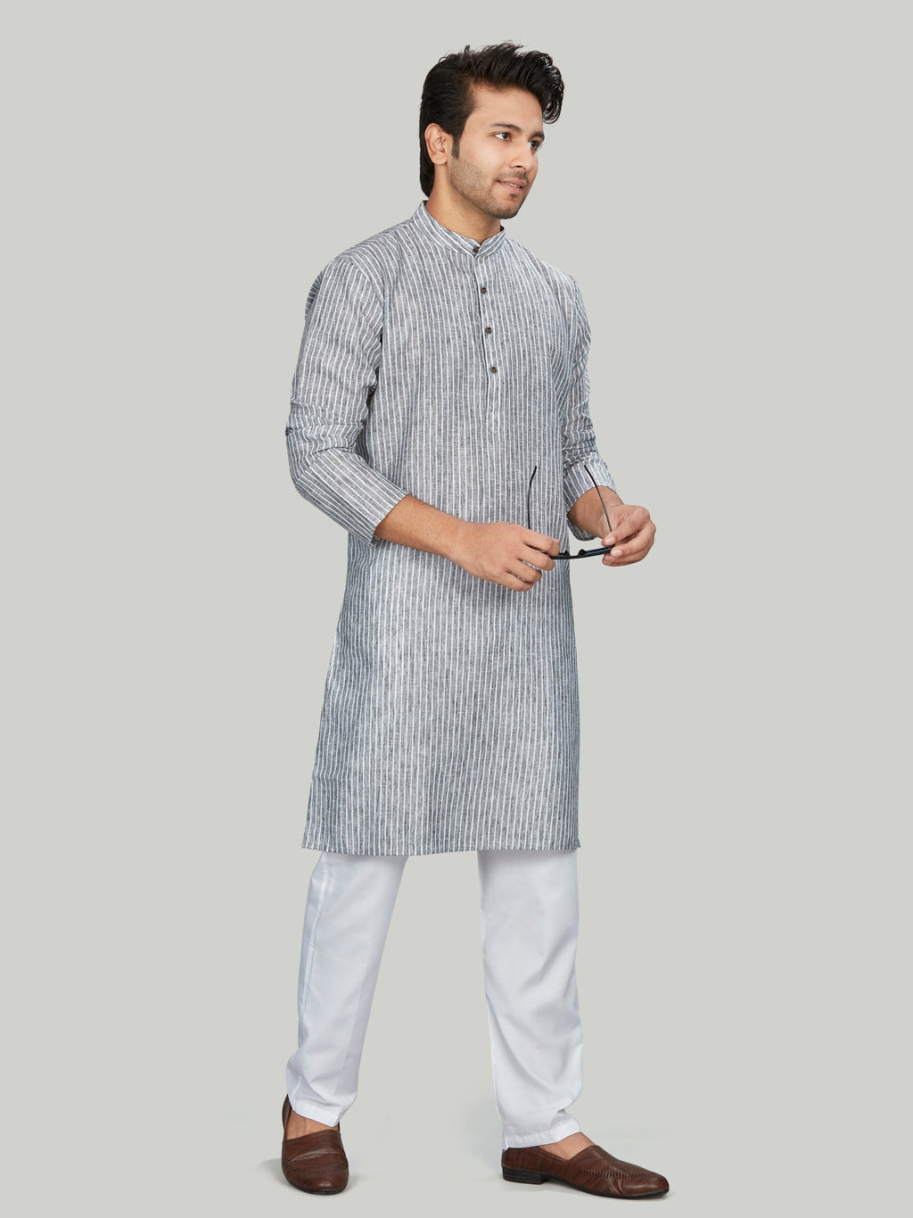 Cotton Kurta for Men - Multicolor | KPUCLIGW38