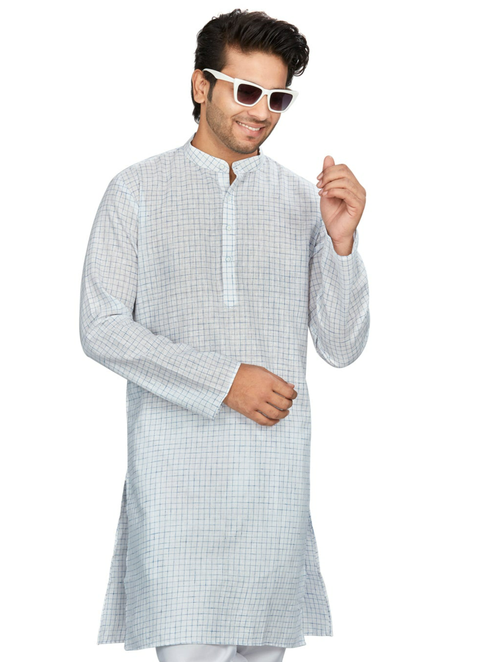 Cotton Kurta for Men - Multicolor | KPUCCHWB38