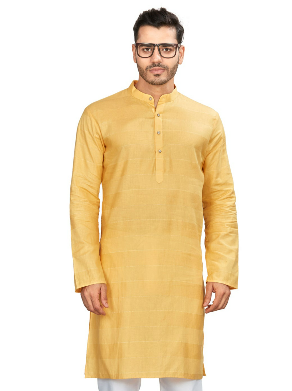 Cotton Kurta for Men - Yellow | KPREZRYL38