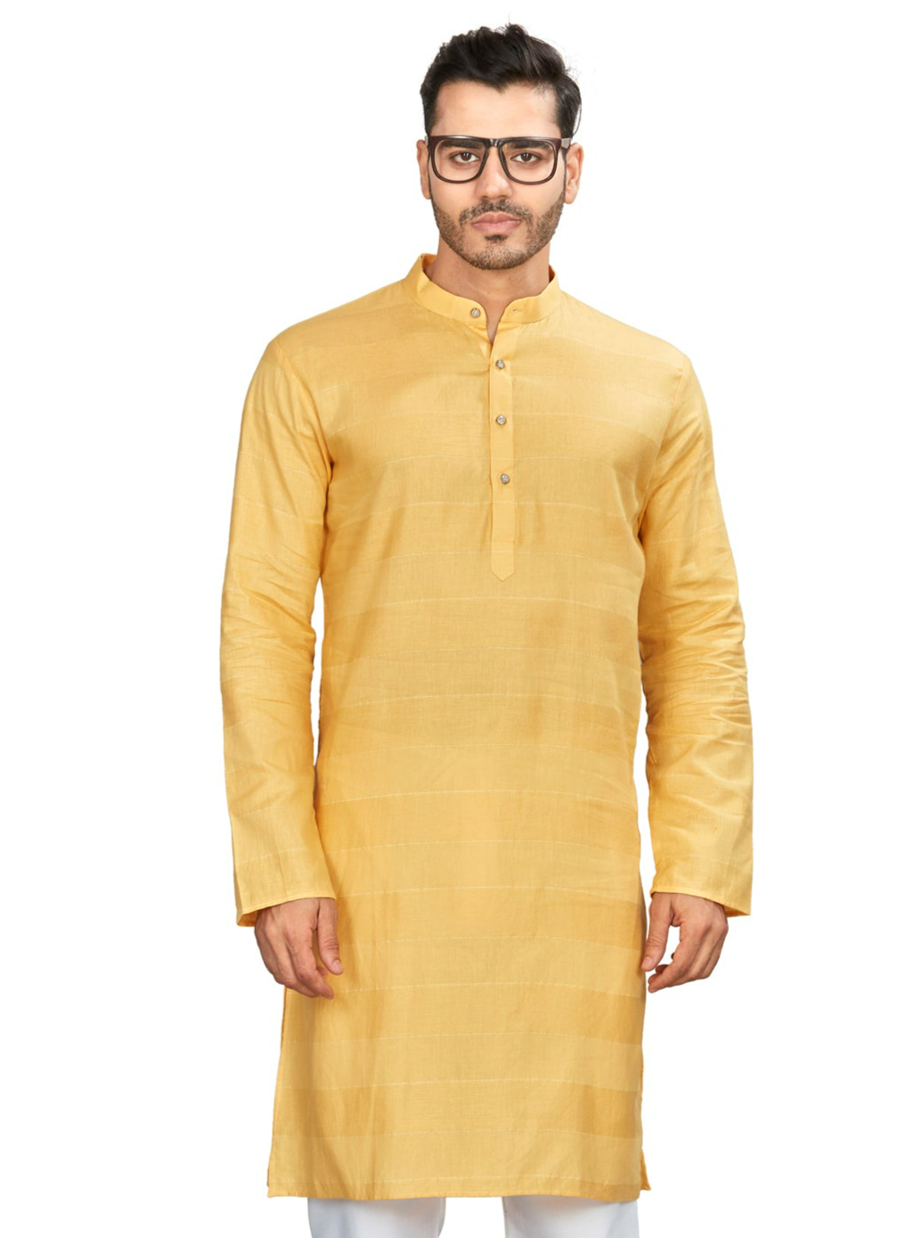 Cotton Kurta for Men - Yellow | KPREZRYL38