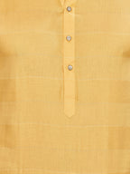 Cotton Kurta for Men - Yellow | KPREZRYL38