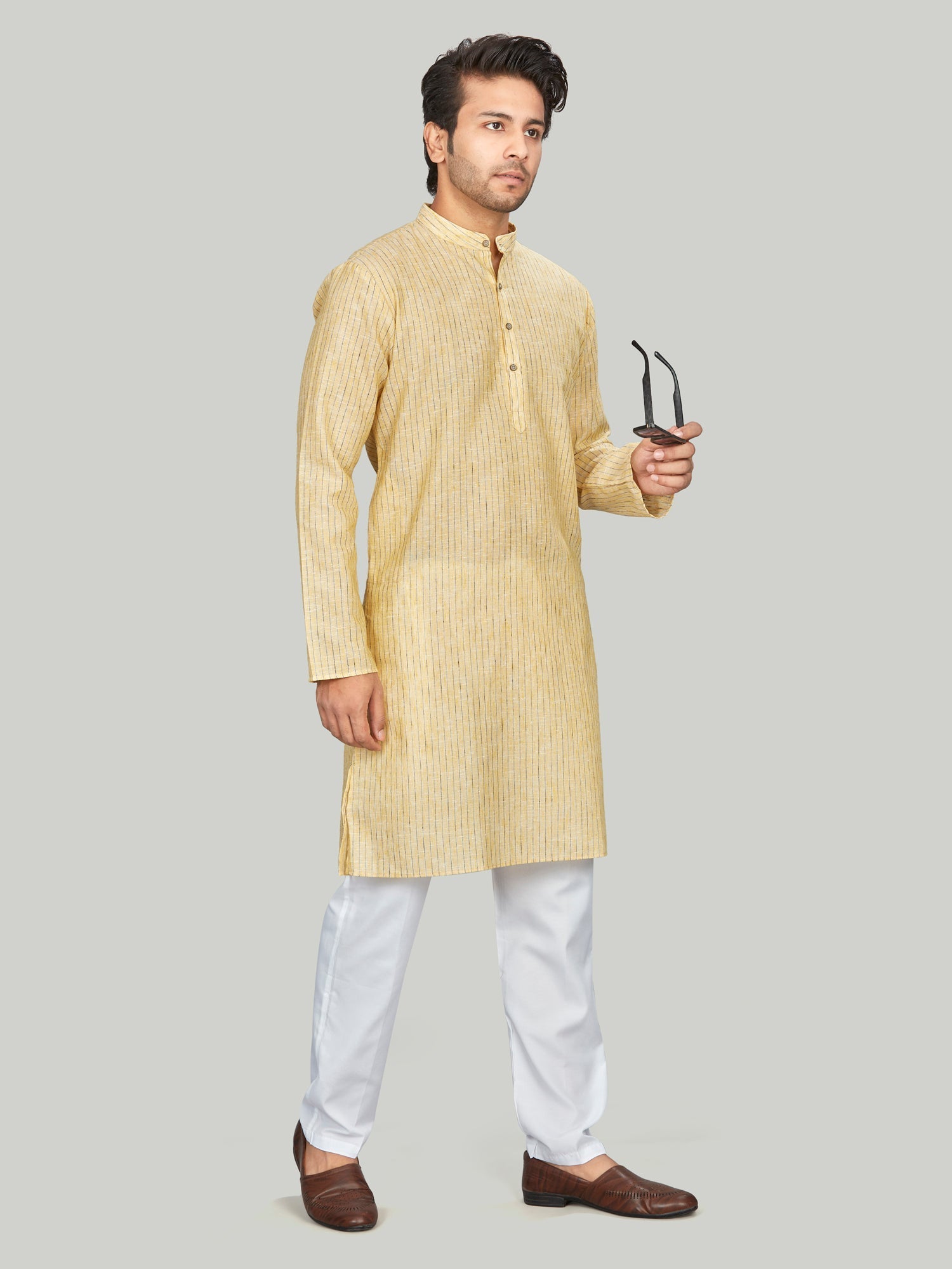 Cotton Kurta for Men - Multicolor | KPUCLIYG38