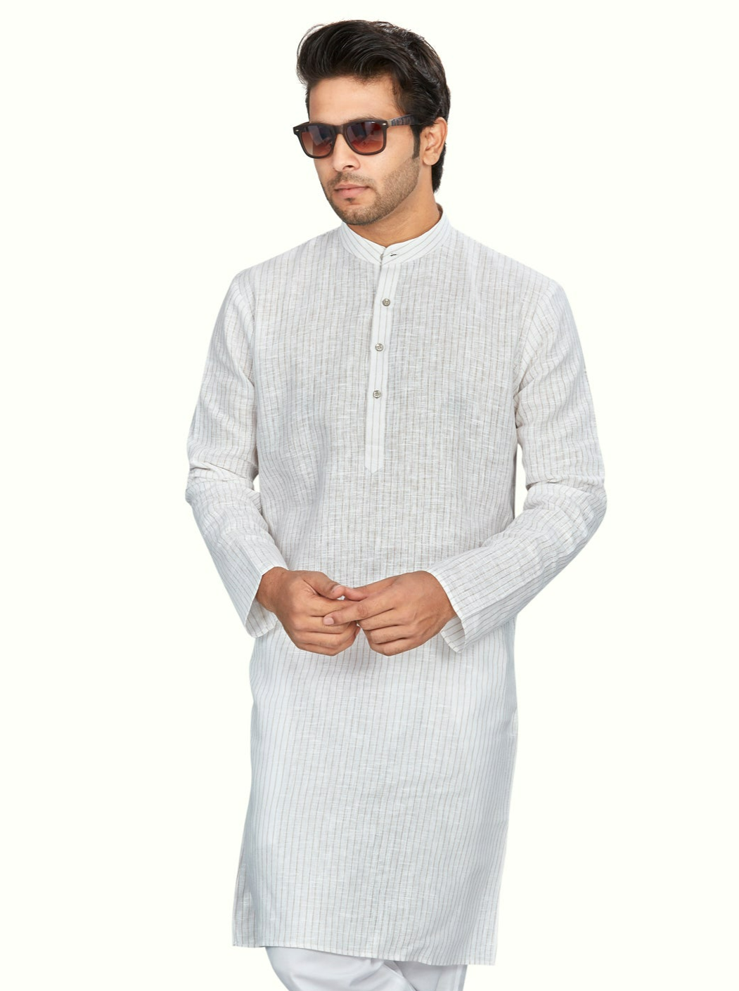 Linen Kurta for Men - Multicolor | KPLMLIWH38