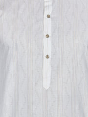 Cotton Kurta for Men - White | KPSSPTWBR3