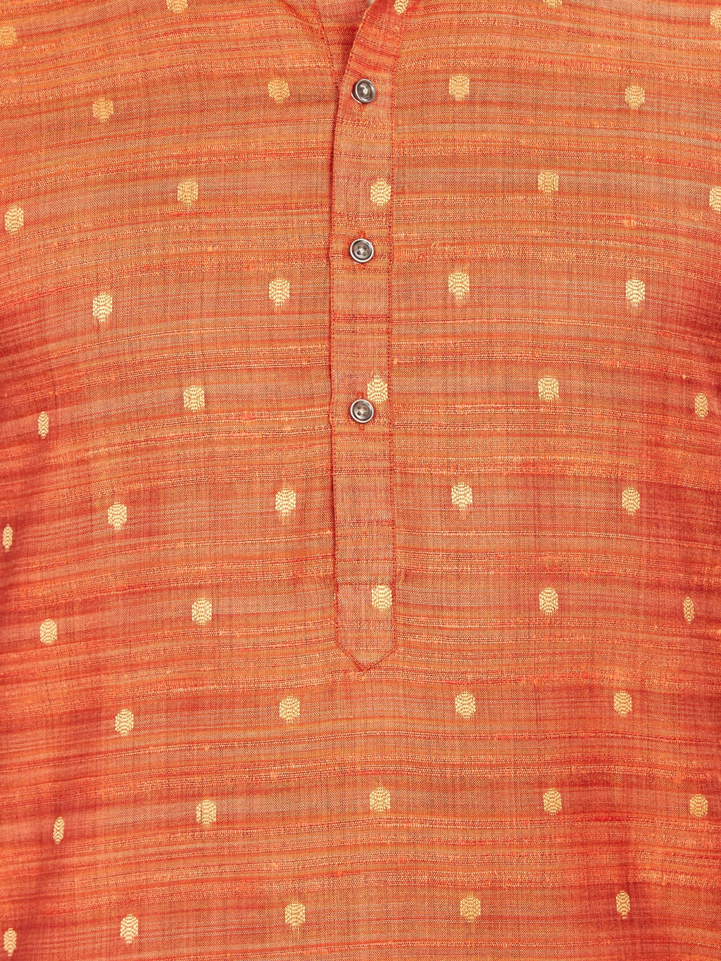 Cotton Kurta for Men - Orange | KPNVBUOR38