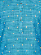 Cotton Kurta for Men - Blue | KPNVBUBLU3