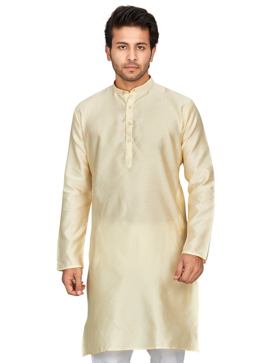 Viscose Kurta for Men - Beige | KPAVSHEXCR
