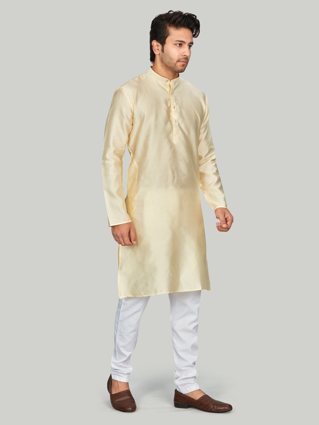 Viscose Kurta for Men - Beige | KPAVSHEXCR