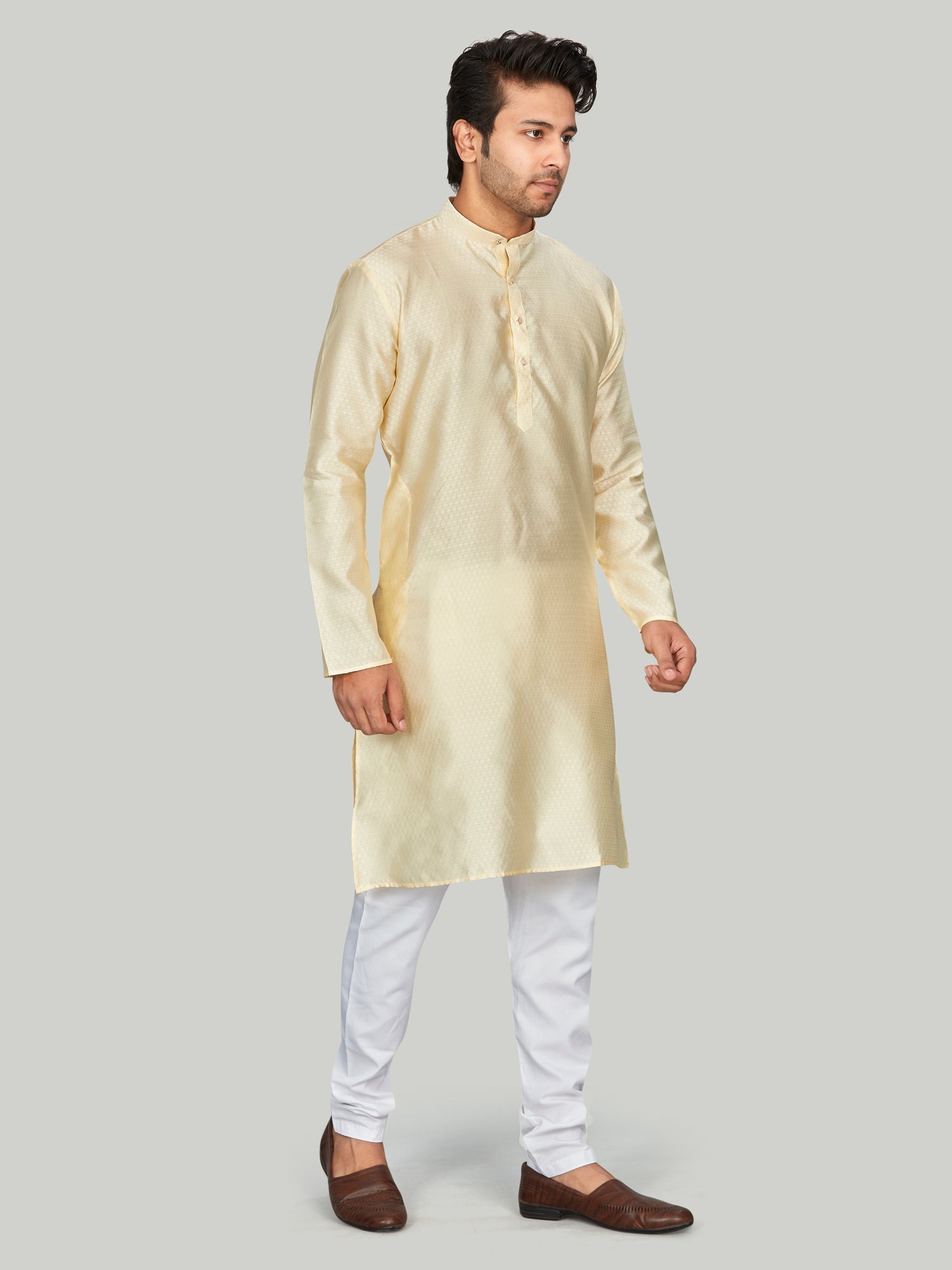 Viscose Kurta for Men - Beige | KPAVSHEXCR