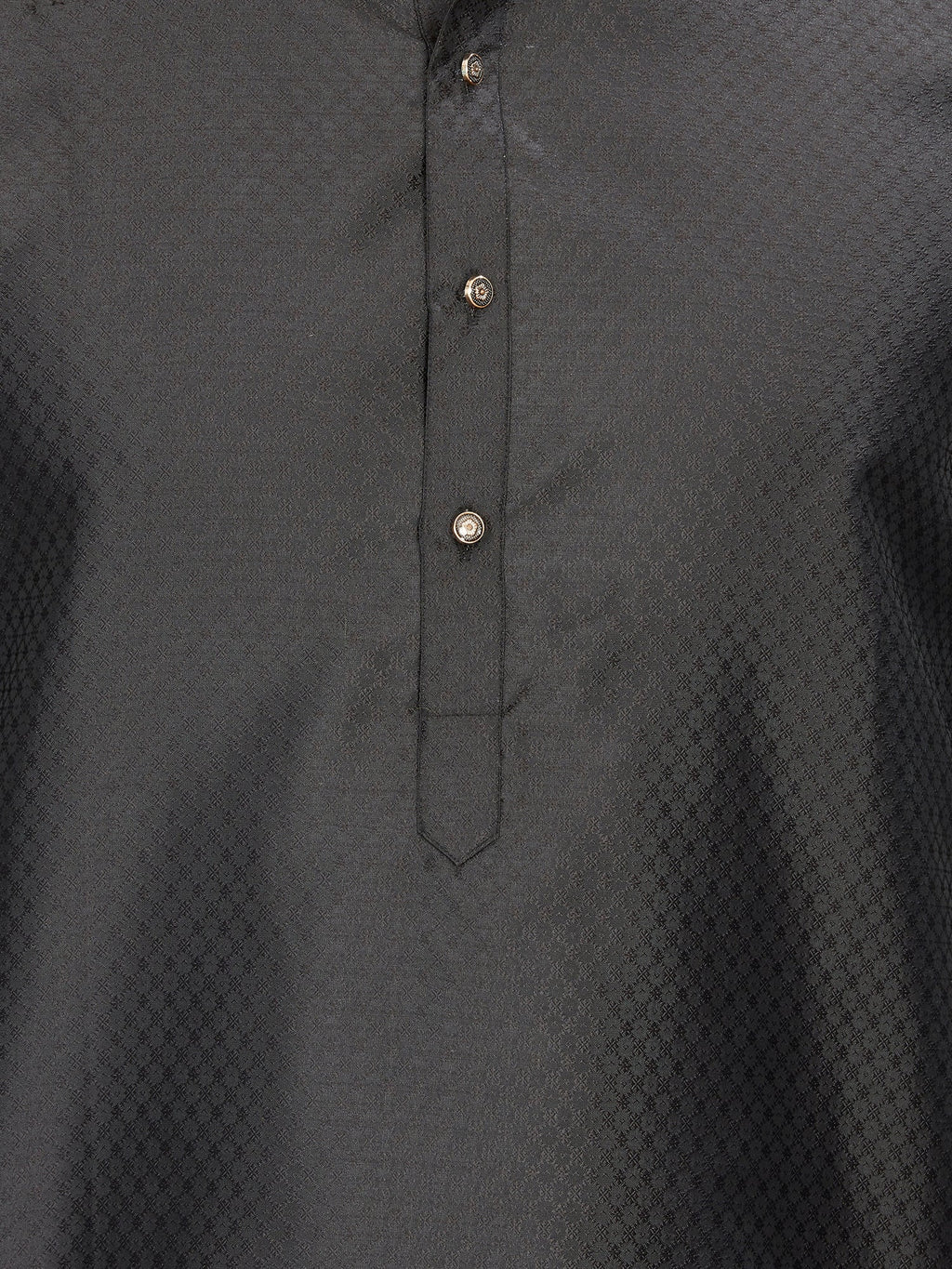 Silk Kurta for Men - Black | KPAVSCIRBL