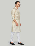 Cotton Kurta for Men - Beige | KPAVLPCR38