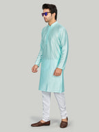 Cotton Kurta for Men - Green | KPAVLPAQG3