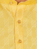 Cotton Kurta for Men - Yellow | KPAVJQYB38