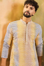 Multi Viscose Rayon Solid Embroidered Straight Kurta MKU1433