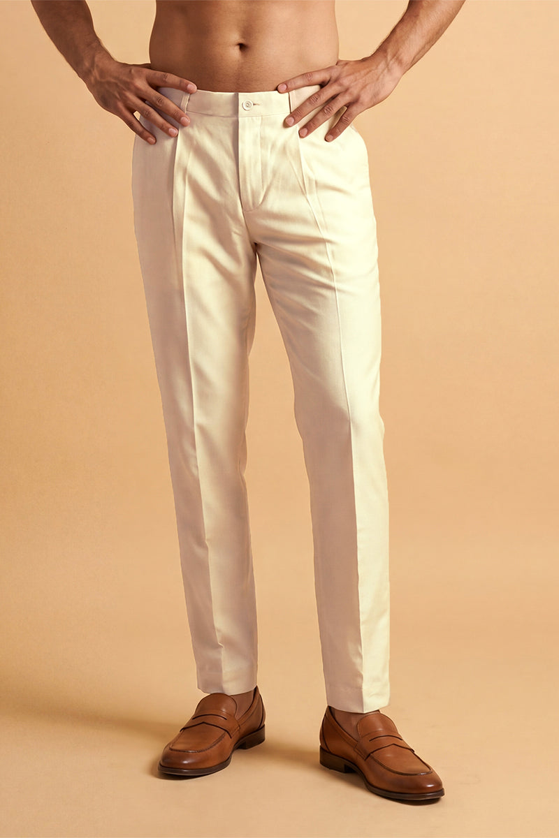 Cream Modal Formalwear for Men | DesiQlo India