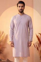 Lavender Silk Blend Solid Solid Kurta MKU2219
