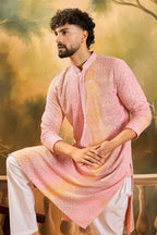 Multi Viscose Rayon Solid Embroidered Straight Kurta MKU1437