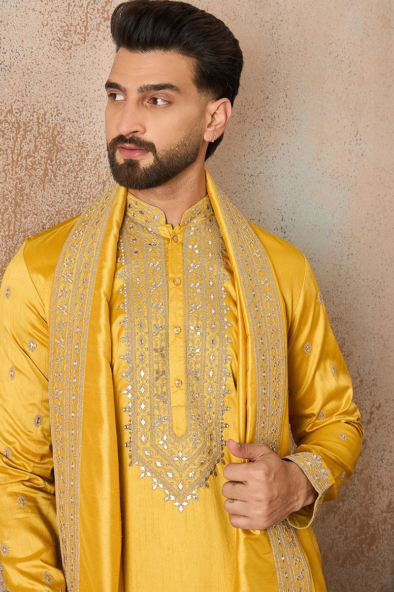 Silk Blend Kurtas mkud1026 | DesiQlo