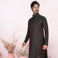 Cotton Kurta for Men - Green | KPDU861953