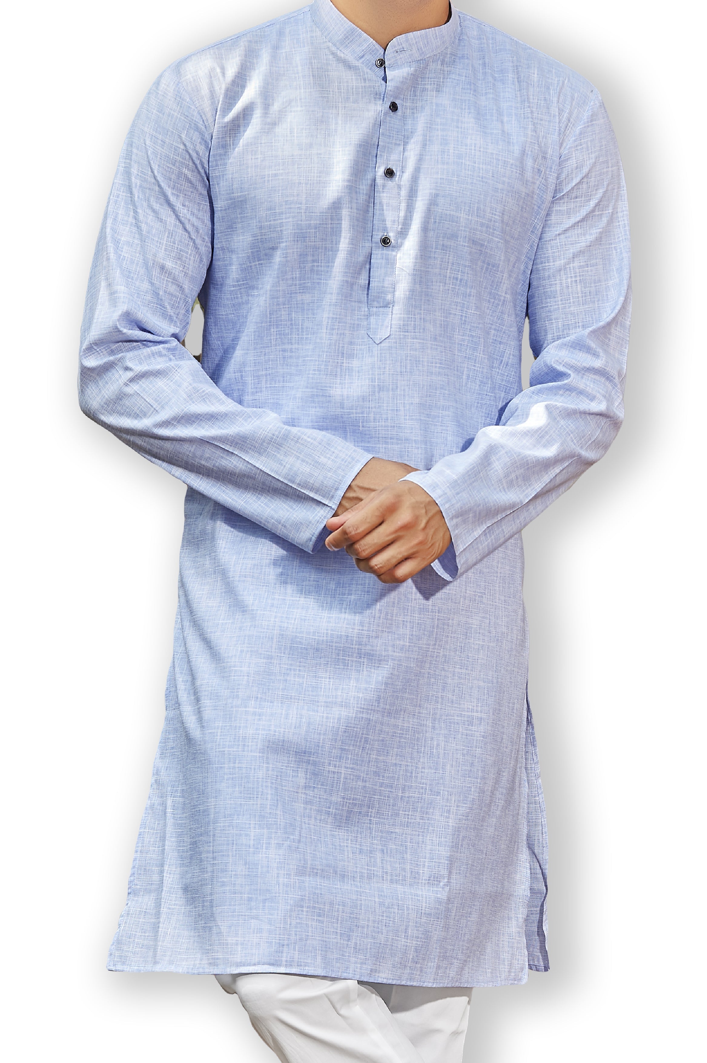 Cotton Kurta for Men - Blue | KPRESLBLU3