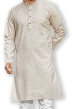 Cotton Kurta for Men - Beige | KPRESLBE38
