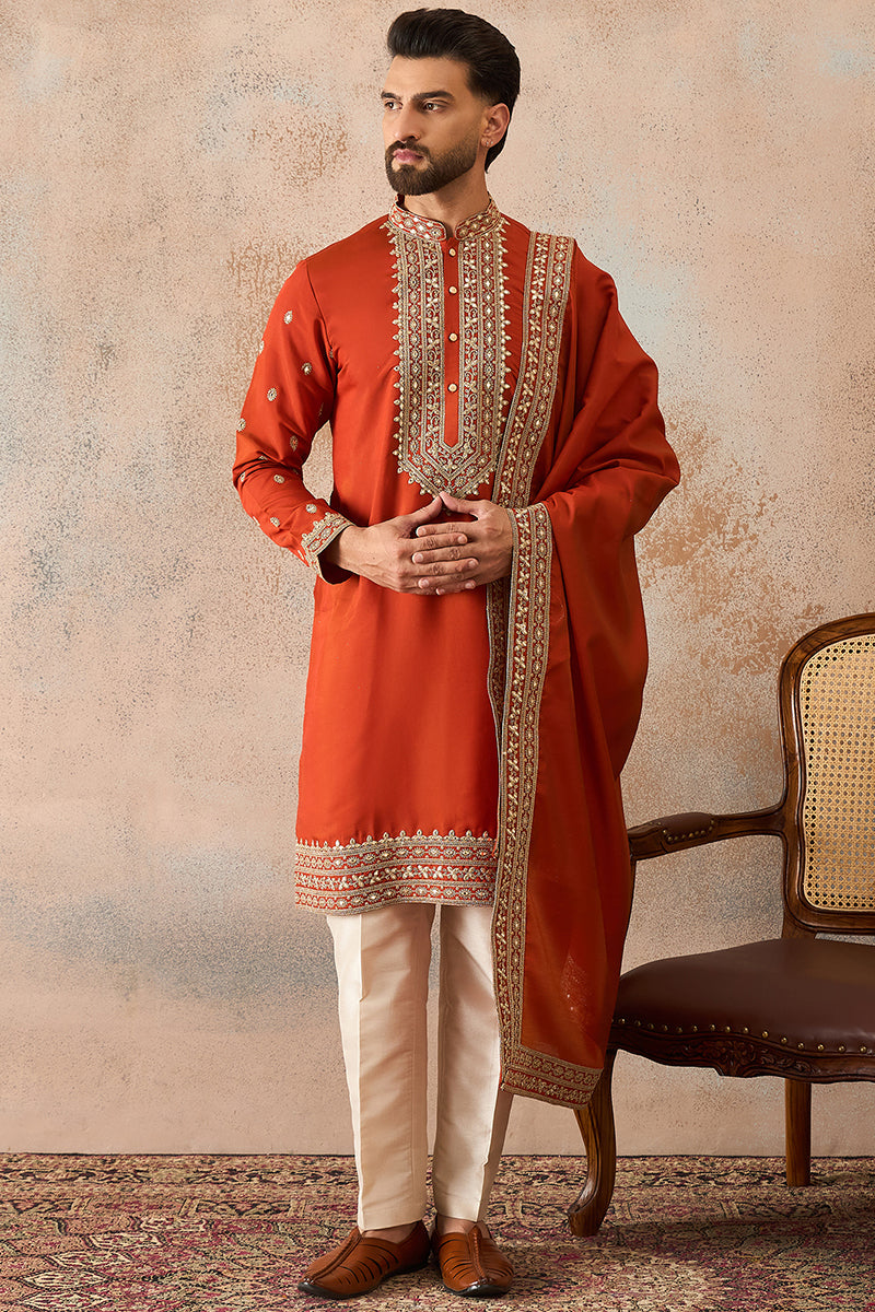 Silk Blend Kurtas mkud1028 | DesiQlo