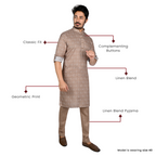 Cotton Kurta for Men - Multicolor | KPPR12296A