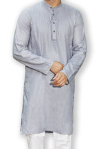 Cotton Kurta for Men - Grey | KPSSHPGY38