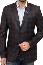 Cotton Blazer for Men - Multicolor | BLDU30004M