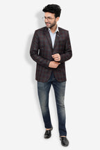 Cotton Blazer for Men - Multicolor | BLDU30004M