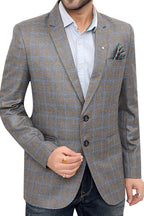 Cotton Blazer for Men - Multicolor | BLDU30010S
