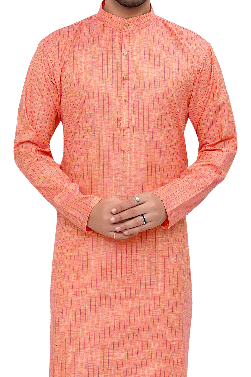 Cotton Kurta Pyjama Set for Men - Multicolor | KPSGLIOV38
