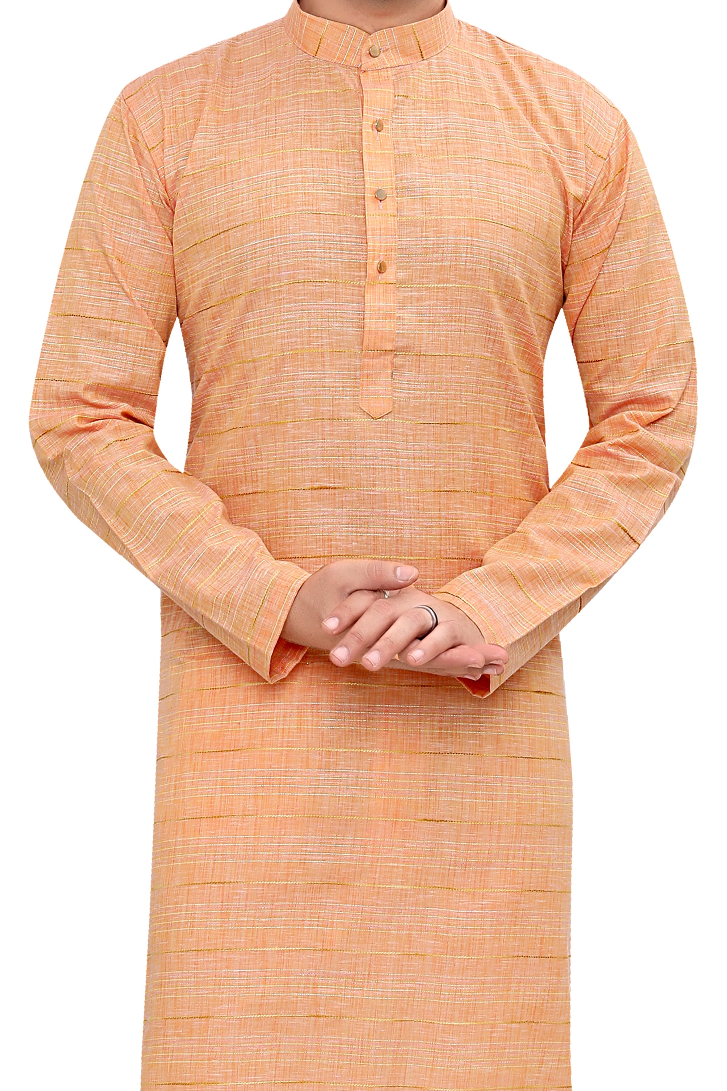 Cotton Kurta Pyjama Set for Men - Multicolor | KPSGLIOZH3