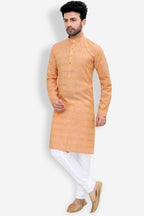 Cotton Kurta Pyjama Set for Men - Multicolor | KPSGLIOZH3