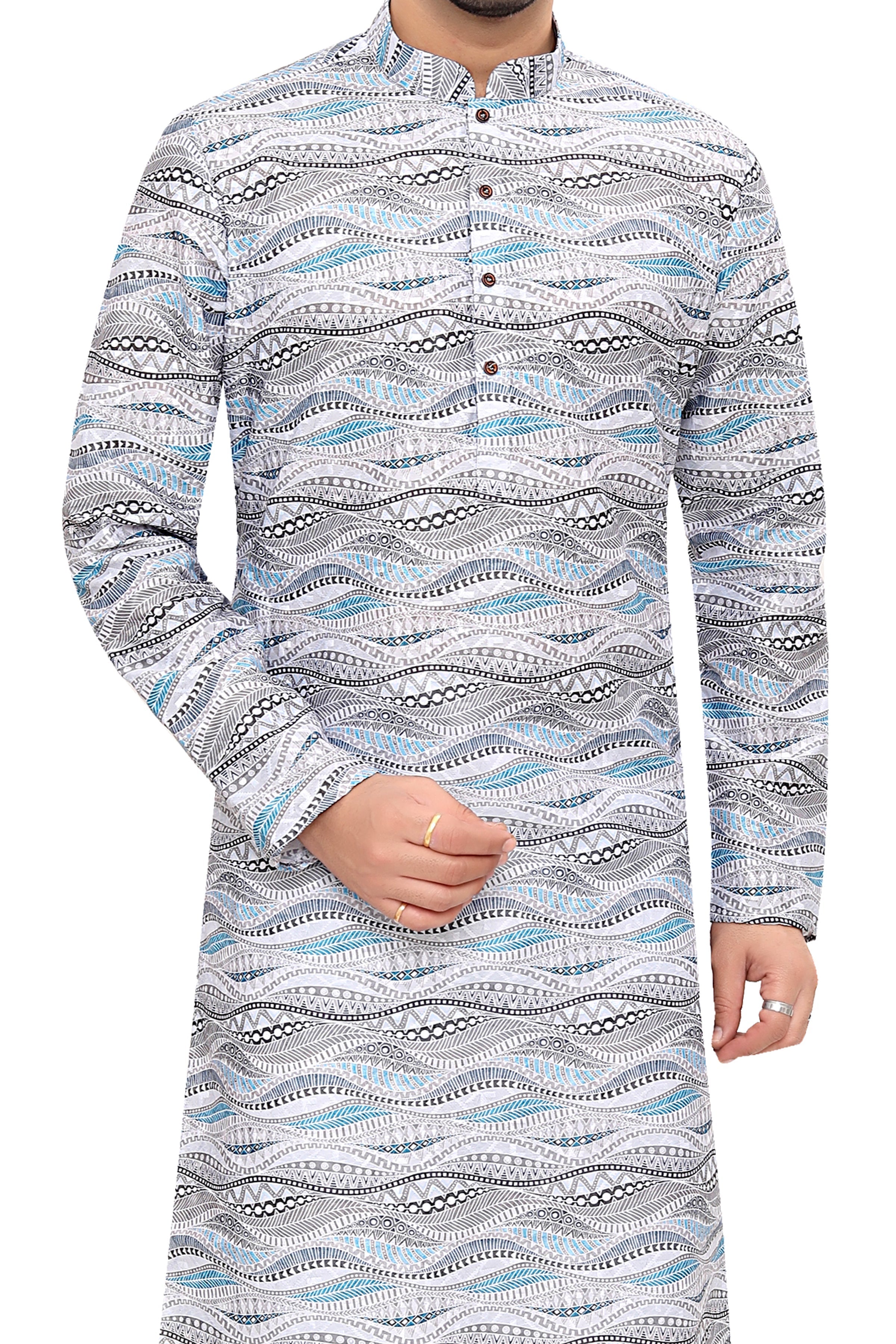 Cotton Kurta for Men - White | KUPR12487W