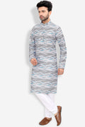 Cotton Kurta for Men - White | KUPR12487W