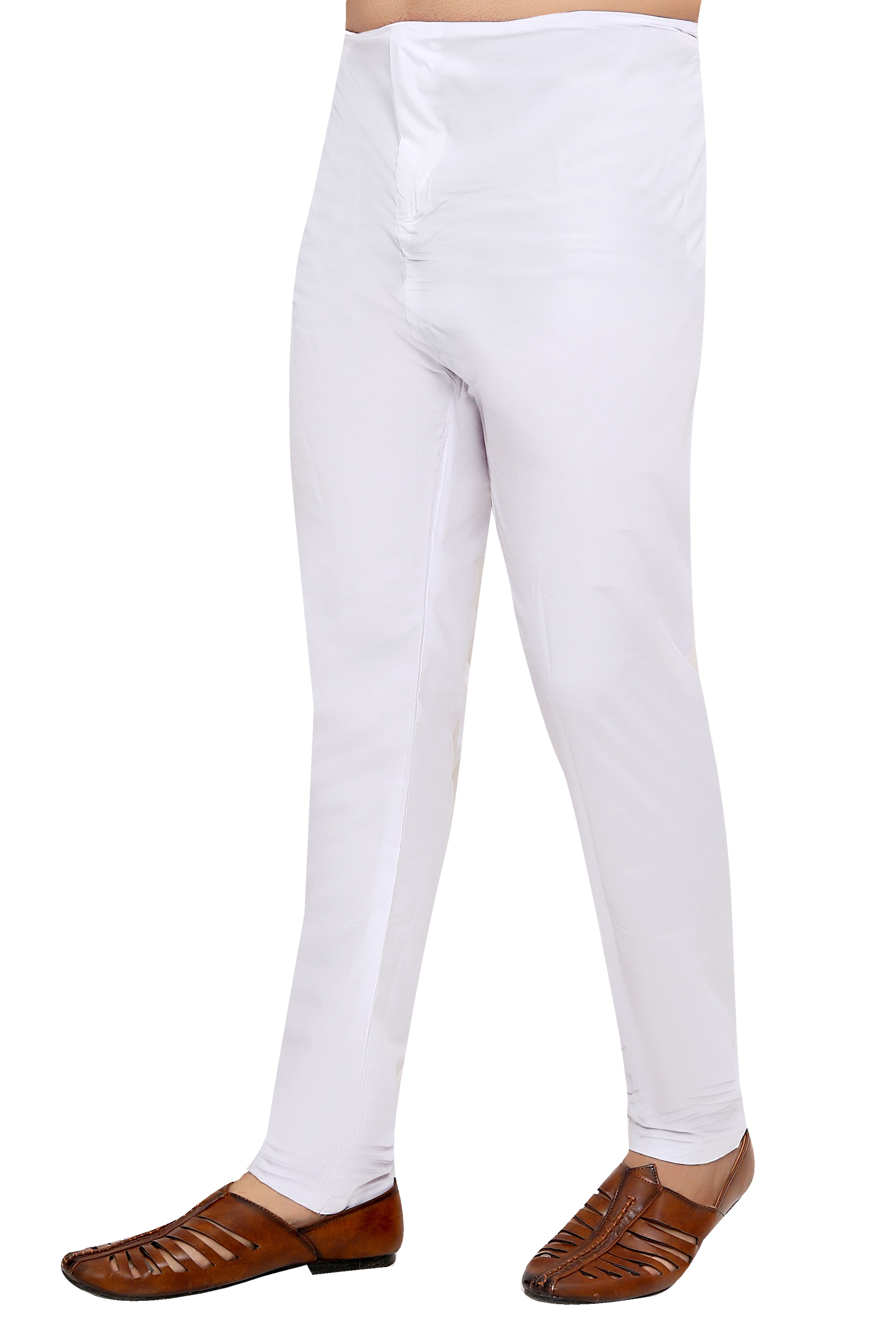 white Cotton Solid Inners & Sleepwear Pyjama | DesiQlo 2