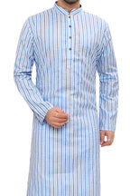 Linen Kurta for Men - Multicolor | KPKMTSBL42