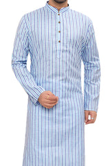 Linen Kurta for Men - Multicolor | KPKMTSBL42