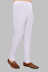 Cotton Pyjama for Men - White | PJKMRCOW38
