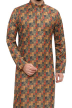 Cotton Kurta for Men - Brown | KPPDCHDG38