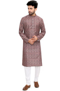 Silk Kurta for Men - Brown | KPPDSDBR40